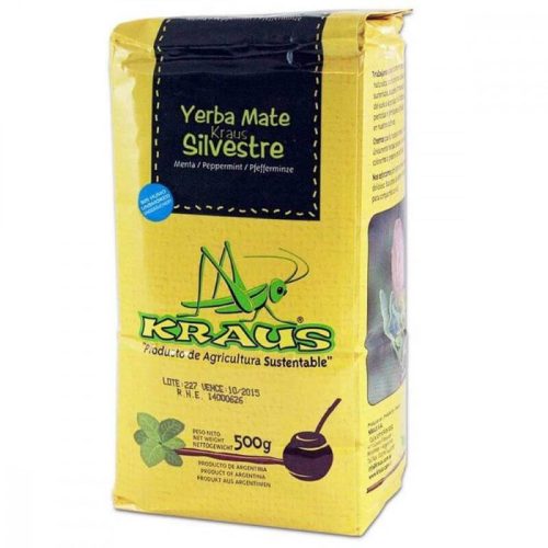 Kraus Silvestre Borsmentás yerba mate, 500g