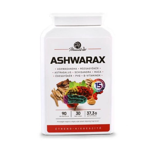 ASHWARAX szorongás, pánik, álmatlanság elleni étrend-kiegészítő, 90db