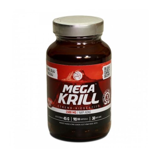 Mega Krill 1500mg krill olaj + halolaj, 90db