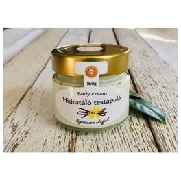   Napvirág Testápolókrém Bio ligetszépe olajjal, E vitaminnal vanilia - és ylang-ylang illattal 160g 