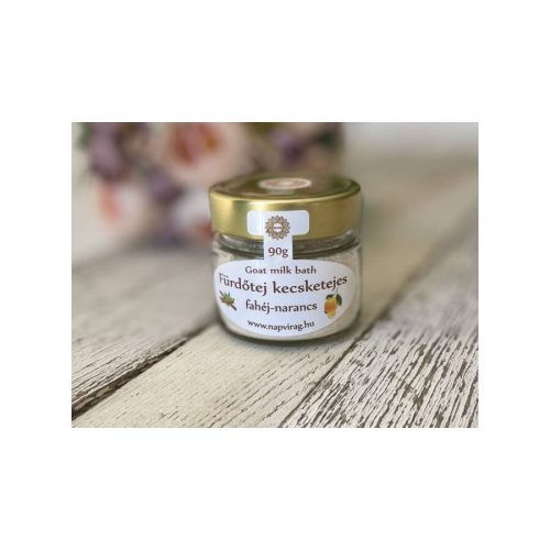 Fürdőtej kecsketejes fahéj-narancs illattal 90 g