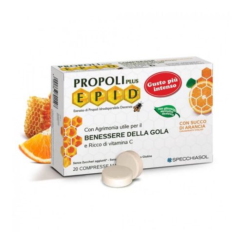 Natur Tanya® S. EPID® propoliszos szopogatós tabletta C-vitaminnal (narancsos) édesítőszerrel