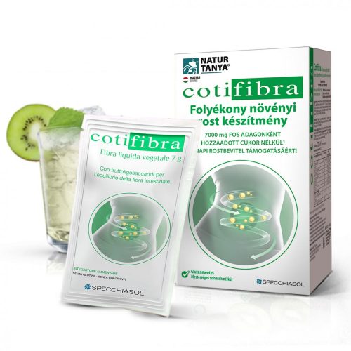 Natur Tanya® S. Cotifibra Bélradír - 7000 mg prebiotikus rosttartalom a napi adagban az emésztés és a mikrobiom egészségére  