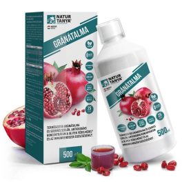   Natur Tanya® Gránátalma étrend-kiegészítő folyadék koncentrátum, szerves szelénnel, hozzáadott cukor nélkül, 500 ml