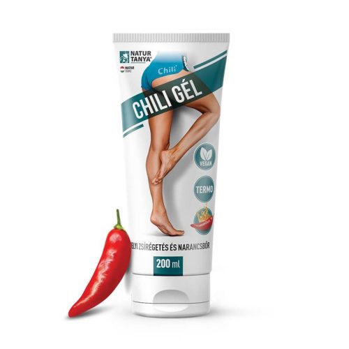 Natur Tanya® Chili gél - külsőleg a narancsbőr és a combok, fenék, csípő, has, derék feszesítő kezelésének kiegészítéséhez 200 ml