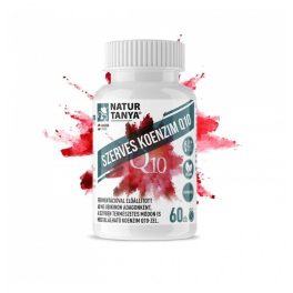   Natur Tanya® Szerves Koenzim Q10 – FERMENTÁLT NÖVÉNYI COQ10 (UBIKINON) tabletta 60db-kedvezményes ár-csomagoláson feltüntetett min.megőrzési idő: 2026.06.30