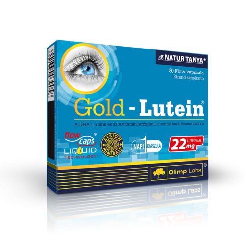 Natur Tanya® O. Gold-Lutein® - Világszabadalommal védett szemvitamin 30db