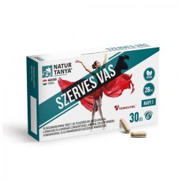   Natur Tanya® Szerves, vegán vas - Világszabadalommal védett vas-biszglicinát és vérképző vitaminok 30db