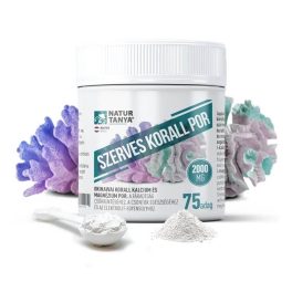   Natur Tanya® Szerves korall por 2000 mg - kalciumot és magnéziumot tartalmazó étrend-kiegészítő 150g