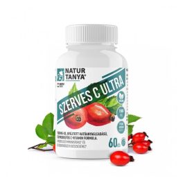   Natur Tanya® Szerves C Ultra - 1500 mg Retard C-vitamin, csipkebogyó kivonattal titán-dioxid mentes formula 60db