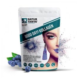   Natur Tanya® GOOD DAY! Kollagén por frissítő áfonya ízben - 237g