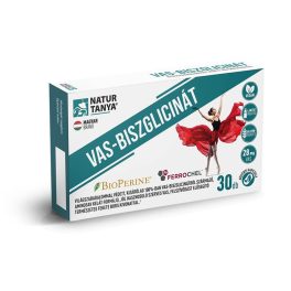   Natur Tanya® VAS-BISZGLICINÁT - Világszabadalommal védett szerves vas és BioPerine® (fekete bors kivonat)