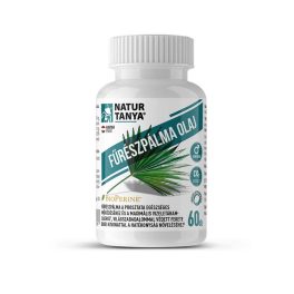   Natur Tanya® FŰRÉSZPÁLMA OLAJ (Szabalpálma, Saw palmetto) - BioPerine® fekete borssal, természetes vegyes tokoferolokkal és MCT olajjal 60db