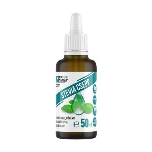 Natur Tanya® Stevia Csepp (Édesfű, Jázminpakóca) Természetes eredetű stevia édesítőszer