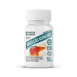   Natur Tanya® MICELLÁS KURKUMA - Szabadalommal védett kurkumin, 185-ször magasabb biohasznosulás a hagyományos kurkuma porban található kurkuminhoz képest