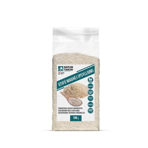 Natur Tanya® Útifű maghéj (Psyllium) - Duzzadó rost sütéshez-főzéshez, az emésztés és a normál koleszterinszint támogatásához. 100g