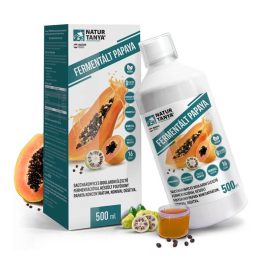   Natur Tanya® FERMENTÁLT (ERJESZTETT) PAPAYA KONCENTRÁTUM, NONIVAL - A gyomor és belek egészségére 500 ml  