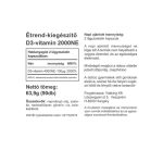 Vitaking D3-vitamin 2000 NE - 90 gélkapszula 