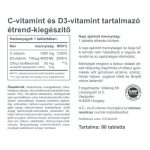 Vitaking C-Vitamin 1000 + D-Vitamin 4000 komplex  - 90 tabletta
