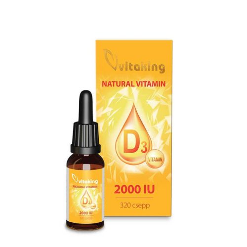 Vitaking D3 vitamin csepp MCT olajjal 10ml - 320 csepp