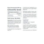 Vitaking Citromfű levél / Lemon Balm 500 mg - 60 kapszula