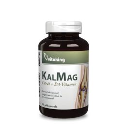   Vitaking Kalcium + Magnézium Citrát D3 vitaminnal - 90 gélkapszula