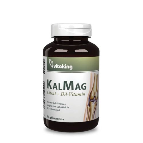 Vitaking Kalcium + Magnézium Citrát D3 vitaminnal - 90 gélkapszula