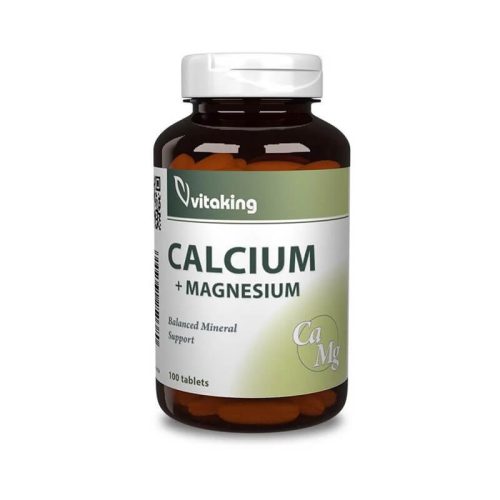 Vitaking Kalcium + Magnézium 500/250 mg - 100 tabletta