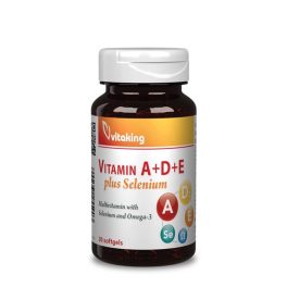   Vitaking A+D+E plus Szelén komplex multivitamin - 30 gélkapszula