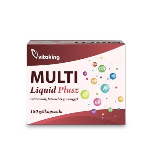 Vitaking Multi Liquid Plusz - 180 gélkapszula