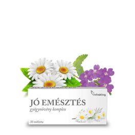   Vitaking Jó emésztés Gyógynövény Komplex - 30 szopogató tabletta