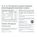 Vitaking Antioxidáns komplex – A+D+E+K2+ szelén - 60 kapszula