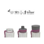 EQUA Bóbitás kulacs (BPA mentes) - 600 ml