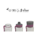 EQUA kis Flamingó gyerek kulacs (BPA mentes) - 400 ml