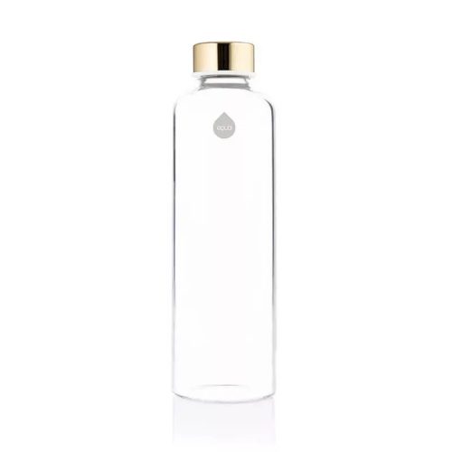 EQUA Mismatch White üvegkulacs arany kupakkal - 750 ml
