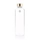 EQUA Mismatch White üvegkulacs arany kupakkal - 750 ml